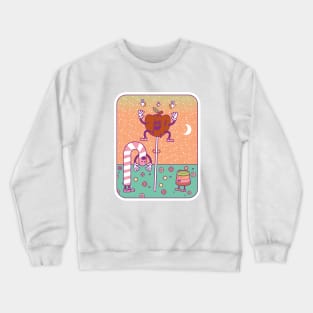 Spinning Candy Apple Crewneck Sweatshirt